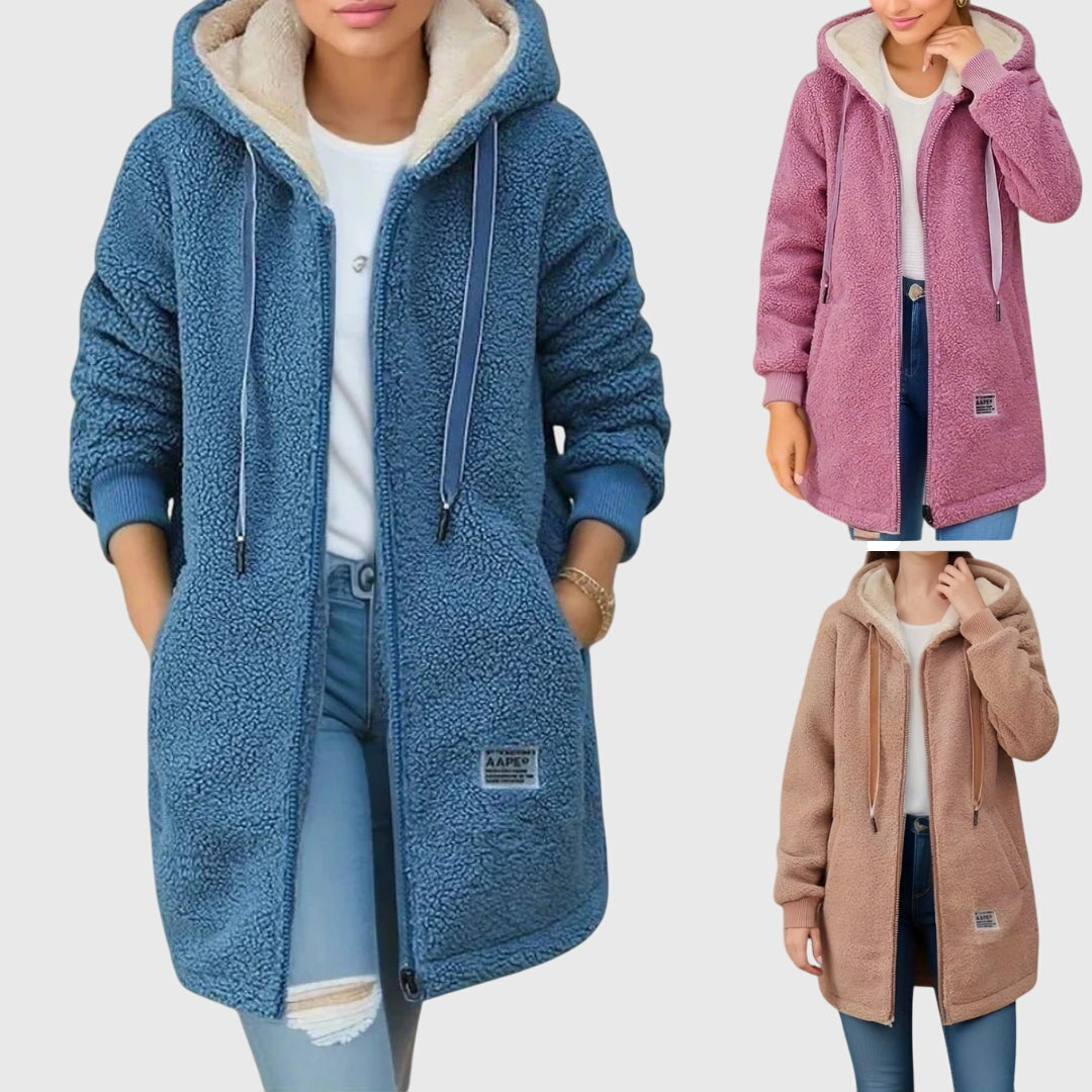 Liora | Soft Fleece Hooded Jacket