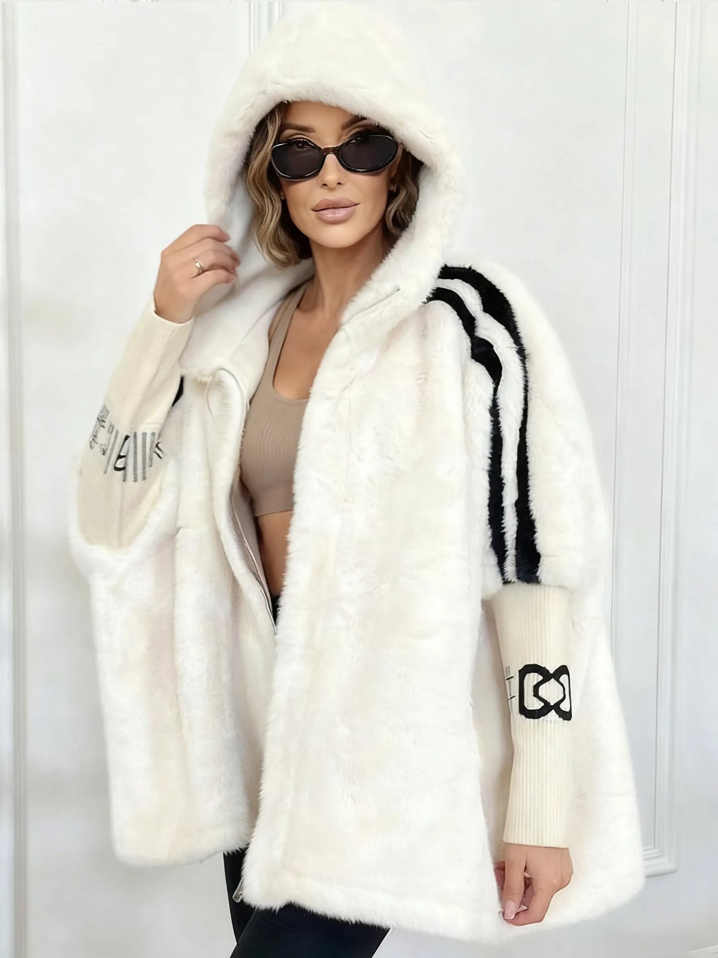 Celeste | Faux Fur Hooded Winter Jacket
