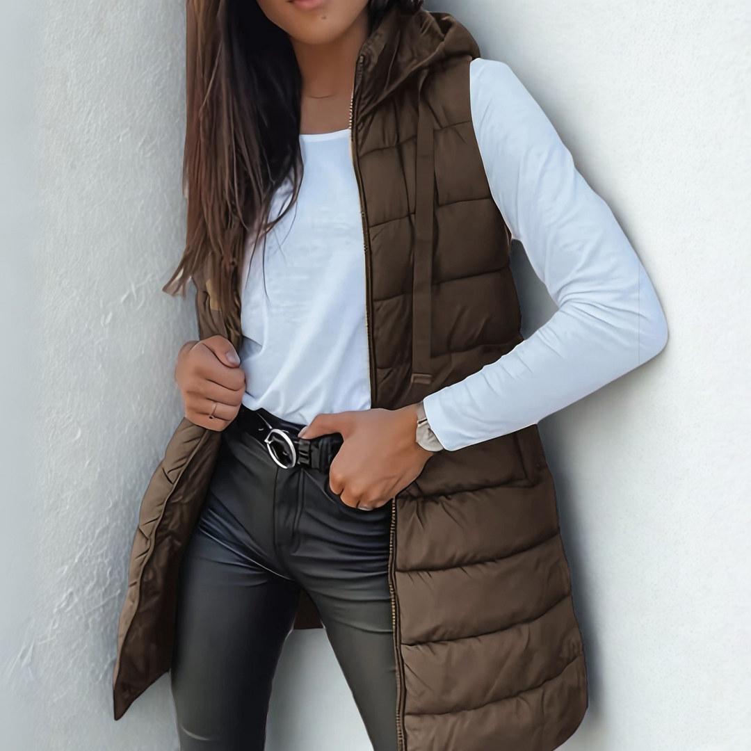 Laurent Calgary | Sabrina | Lightweight Sleeveless Puffer Vest