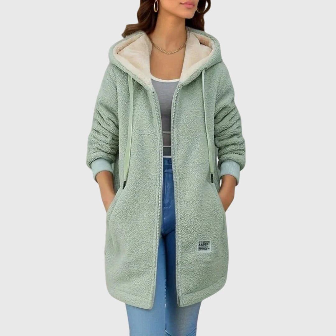 Liora | Soft Fleece Hooded Jacket