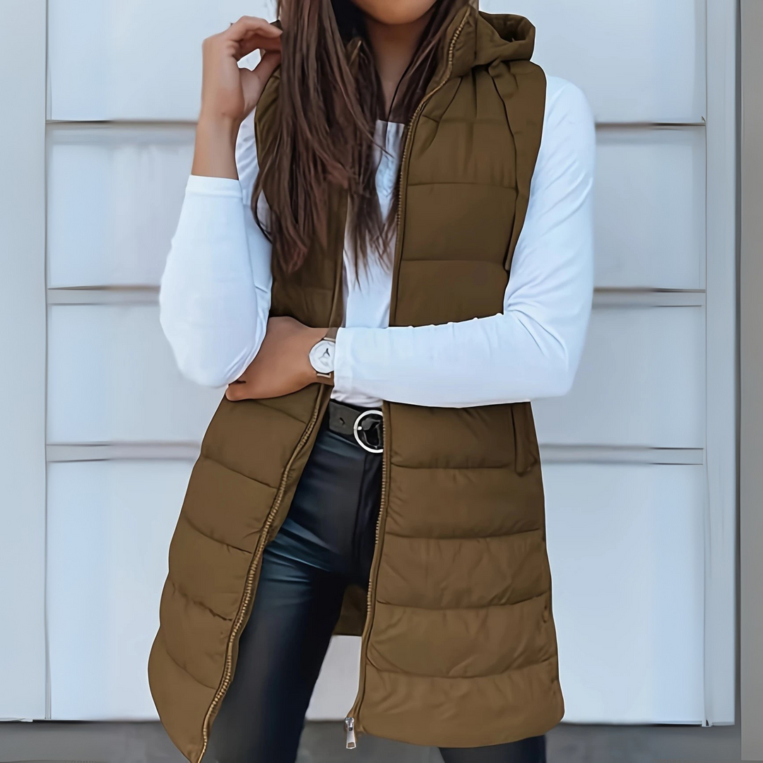 Laurent Calgary | Sabrina | Lightweight Sleeveless Puffer Vest