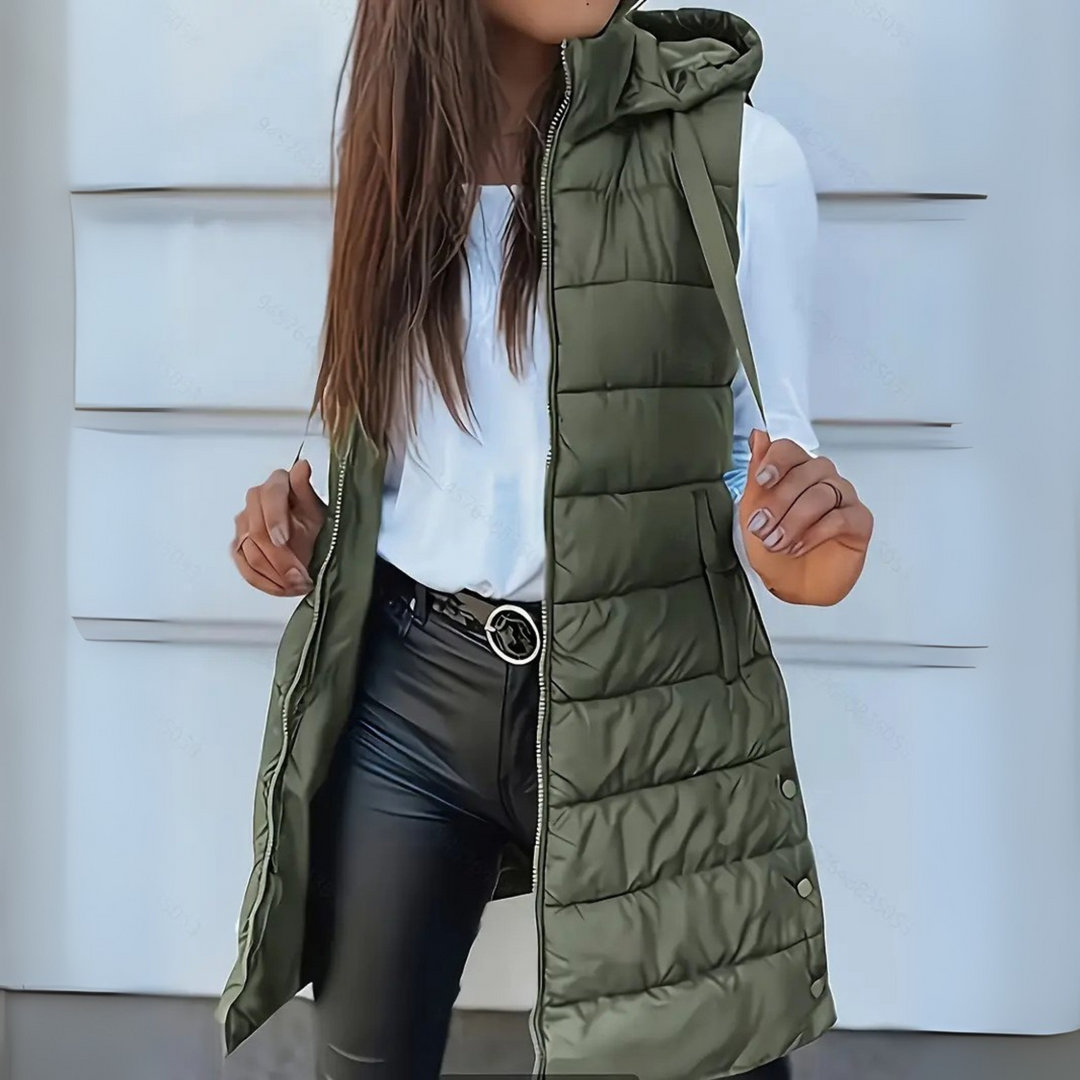 Laurent Calgary | Sabrina | Lightweight Sleeveless Puffer Vest