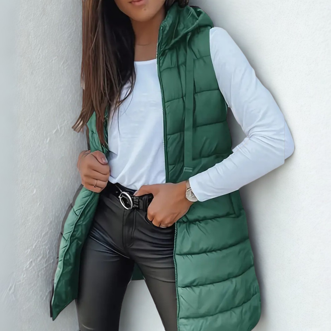 Laurent Calgary | Sabrina | Lightweight Sleeveless Puffer Vest