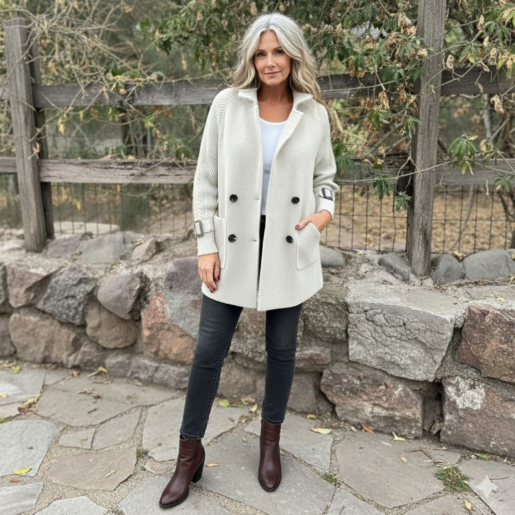 Marianne | Mid Length Double Breasted Coat