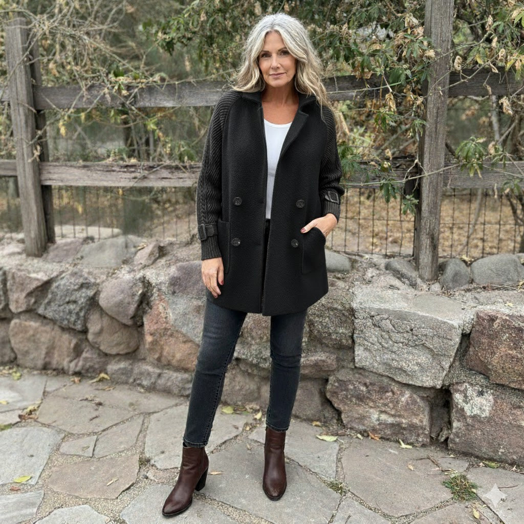 Marianne | Mid Length Double Breasted Coat